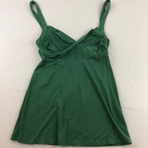Green Top - BCBG Green Tank Top Size S Summer - Picture 6 of 6